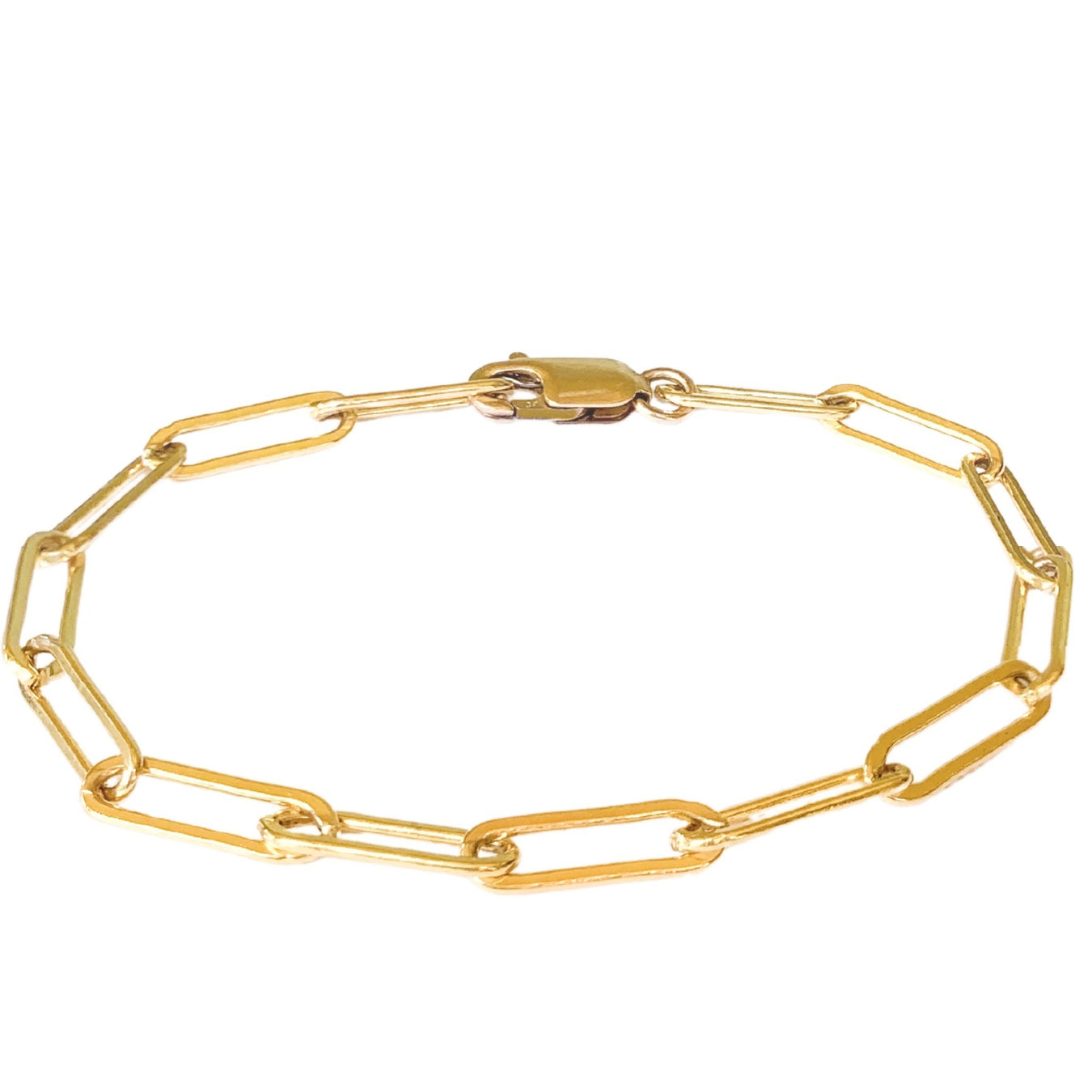 Gold Paperclip Chain - Blooming Lotus Jewelry