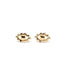 Tiny gold evil eye stud earrings - eye of protection - Blooming Lotus Jewelry