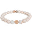 Riverstone and bamboo agate gemstone bracelet