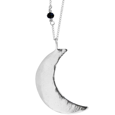 Luna Crescent Moon Necklace - Blooming Lotus Jewelry