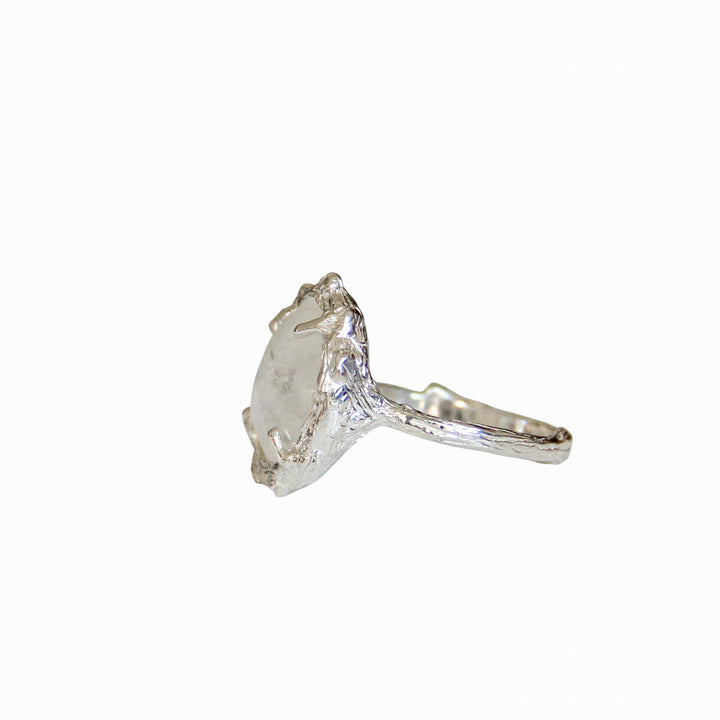 Inner Glow Ring | Moonstone One-of-a-Kind | Sterling
