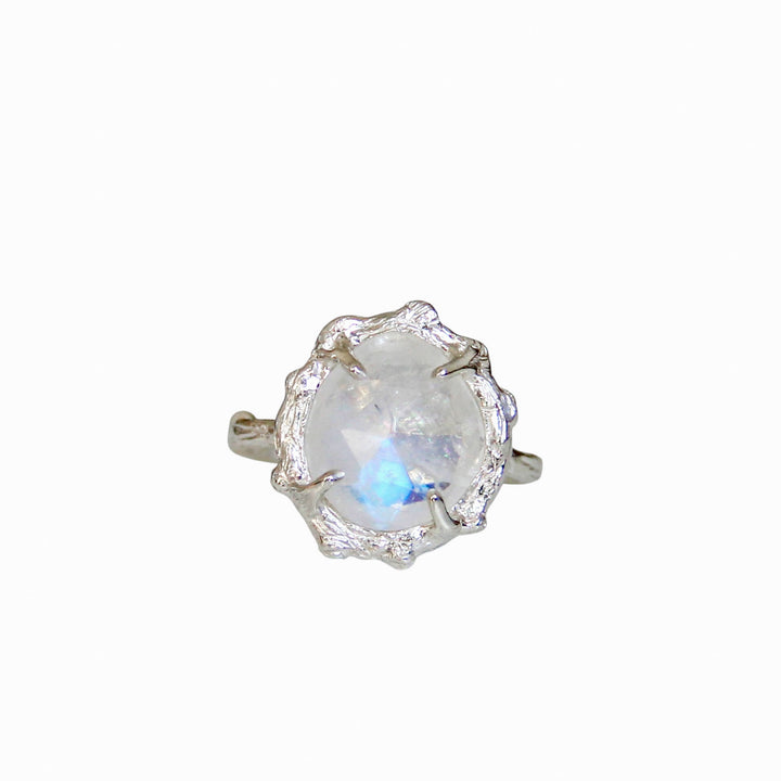 Inner Glow Ring | Moonstone One-of-a-Kind | Sterling