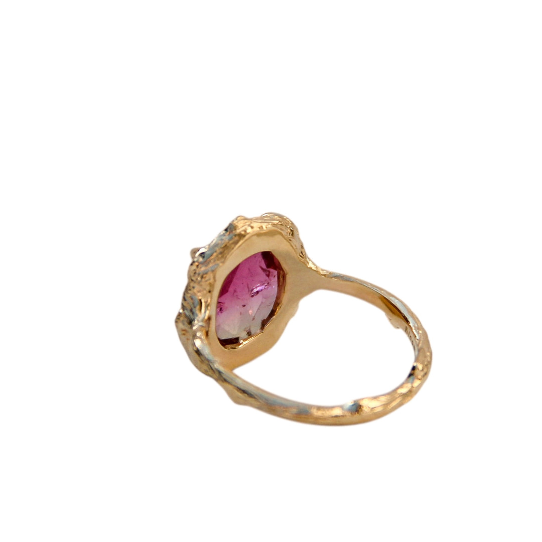 Heartstone Ring | Pink Tourmaline One-of-a-Kind