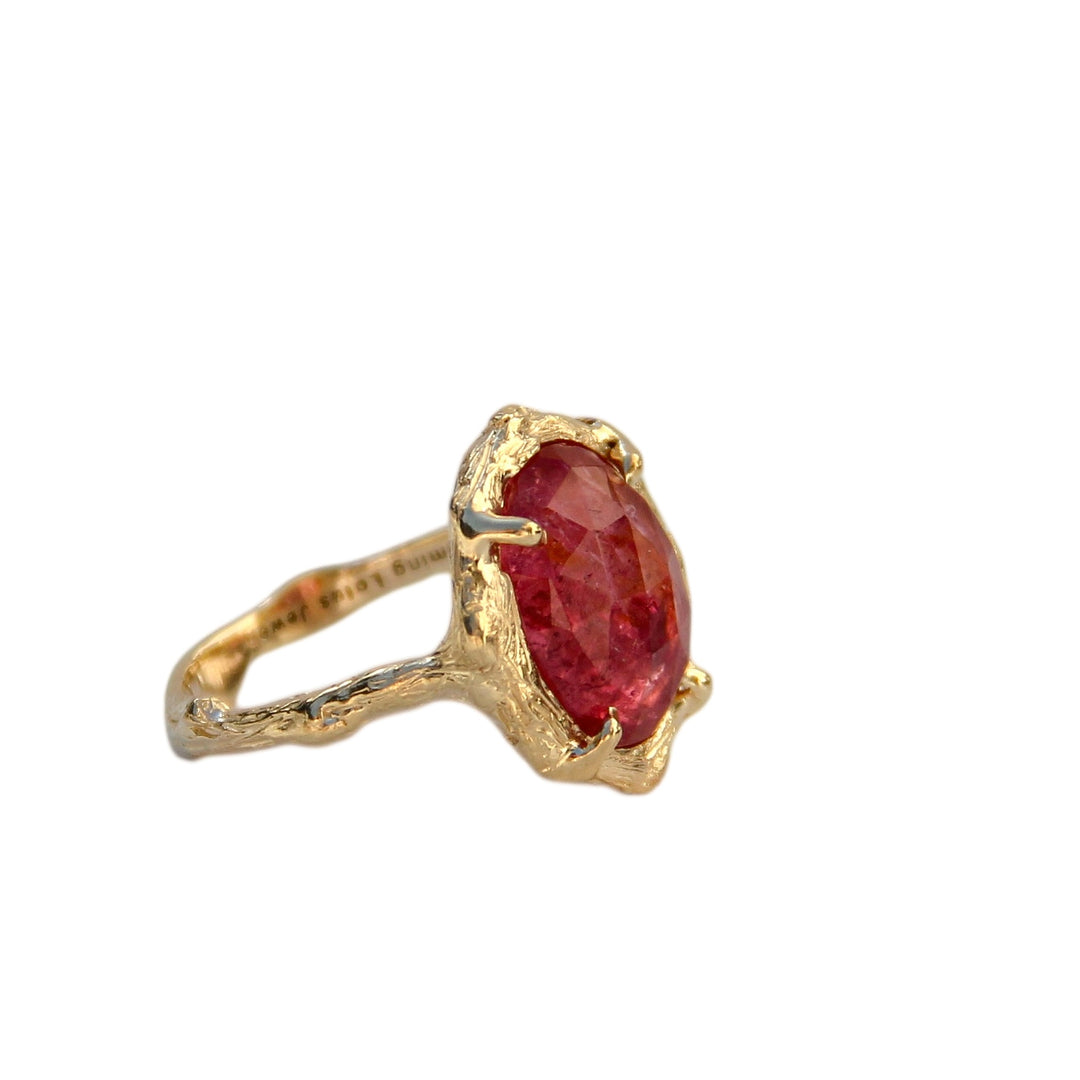 Heartstone Ring | Pink Tourmaline One-of-a-Kind
