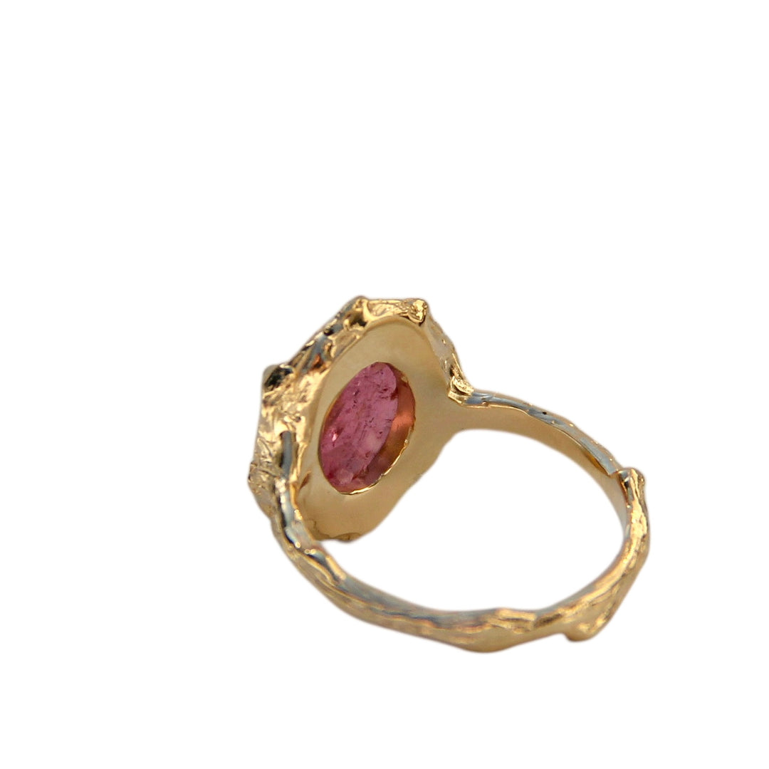 Heartstone Ring | Pink Tourmaline One-of-a-Kind