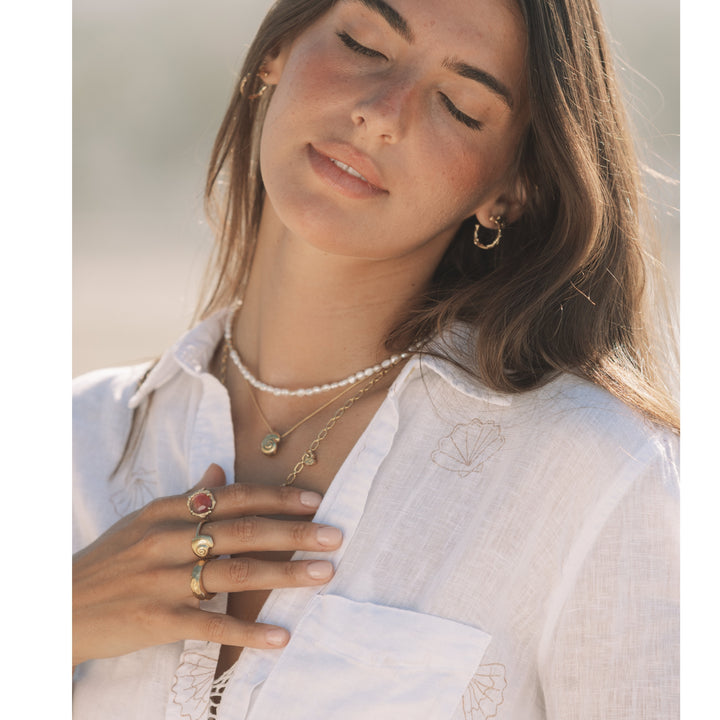 Heartstone Ring | Pink Tourmaline One-of-a-Kind