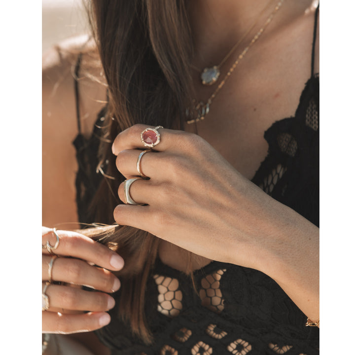 Heartstone Ring | Pink Tourmaline One-of-a-Kind