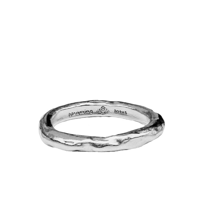 Organic Stacking Ring | Sterling