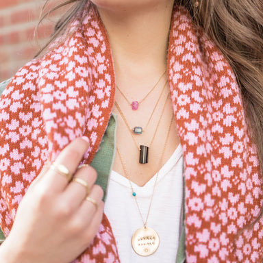 Pink Sapphire Nugget | Sterling