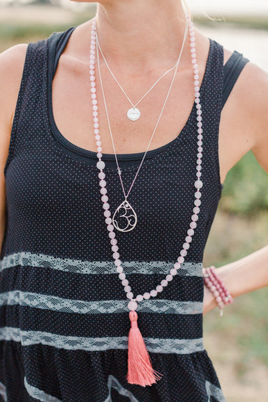 I Am Love Mala (Heart Chakra) - Blooming Lotus Jewelry