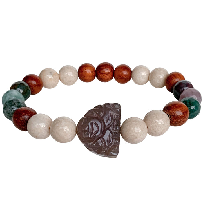 Buddha gemstone bracelet