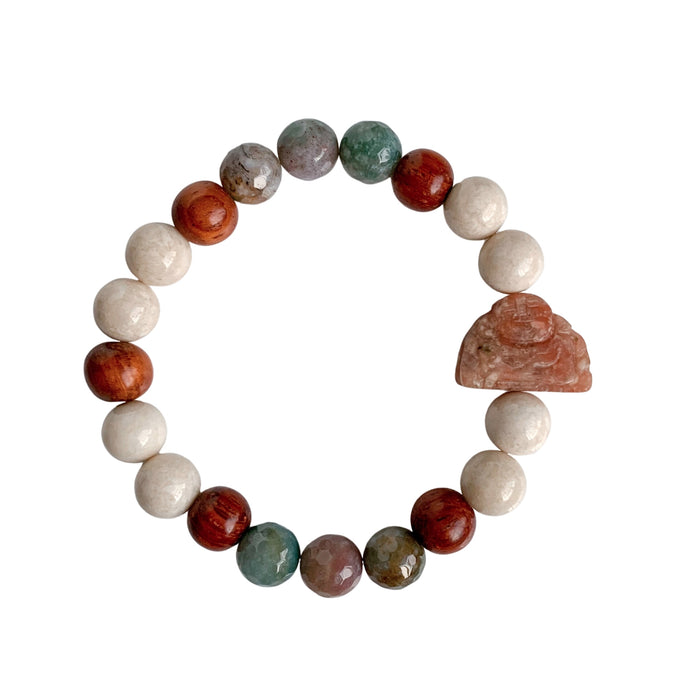 gemstone buddha bracelet