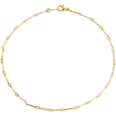 Gold Twinkle Anklet with lobster claw clasp