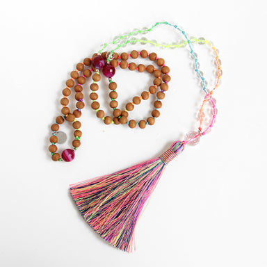 Kaleidoscope Mala - Blooming Lotus Jewelry