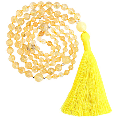 I Am Worthy Mala (Solar Plexus Chakra) - Blooming Lotus Jewelry