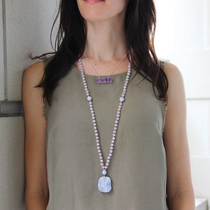 From the Heart Mala - Blooming Lotus Jewelry