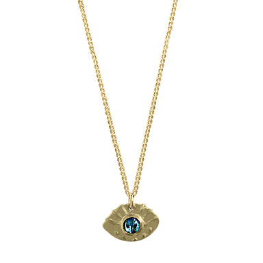 Mini Eye Am Protected (Solid 14k Gold) - Blooming Lotus Jewelry