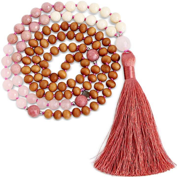 Let Love Flow Mala - Blooming Lotus Jewelry