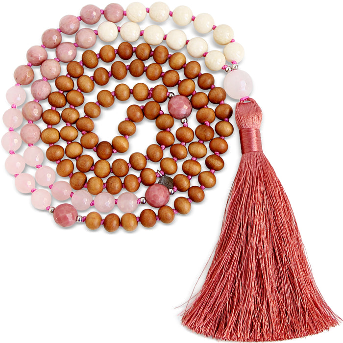 Let Love Flow Mala - Blooming Lotus Jewelry