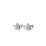 Tiny Lotus Stud Earrings silver - yoga jewelry - Blooming Lotus Jewelry