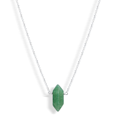 Mini Aventurine Point (sterling) - Blooming Lotus Jewelry
