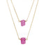 Pink Sapphire Nugget | Gold