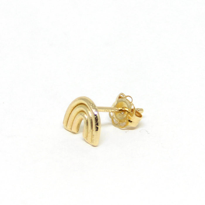 18K 10-point single diamond earring - single side - Shop Molasses Earrings  & Clip-ons - Pinkoi