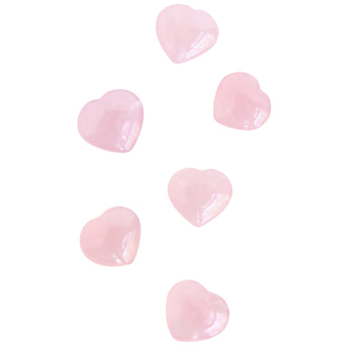 Rose Quartz Crystal Heart - Gifts for Her - Blooming Lotus Jewelry
