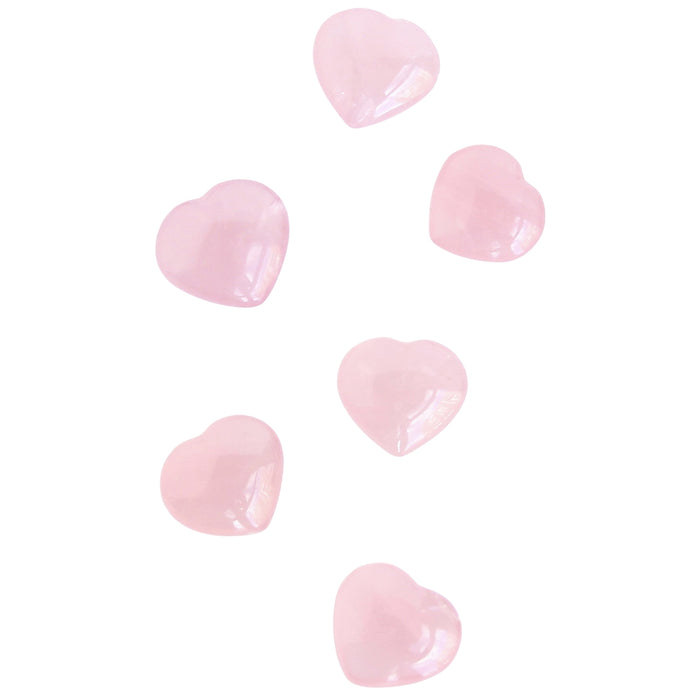 Rose Quartz Crystal Heart - Gifts for Her - Blooming Lotus Jewelry