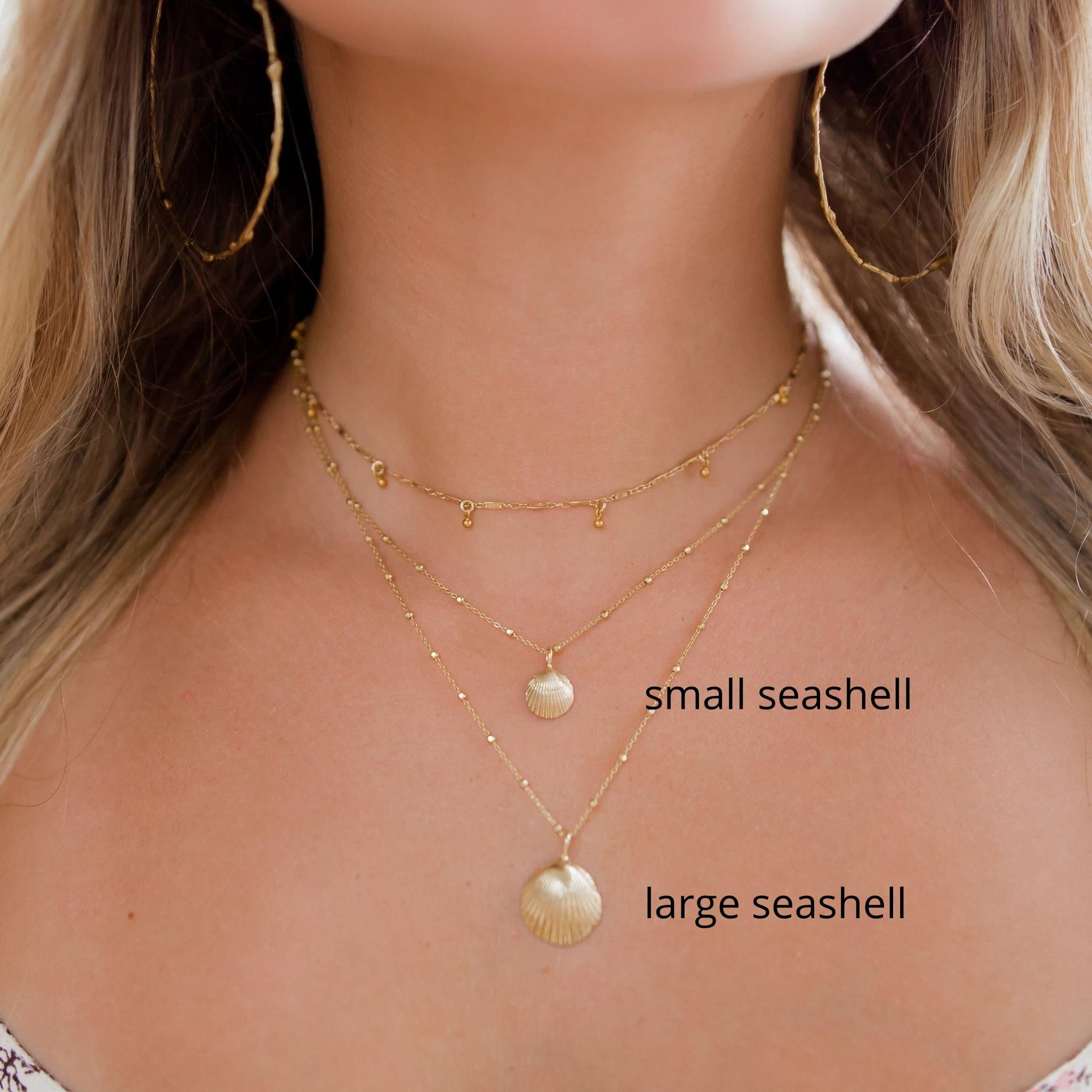 Large shell necklace online