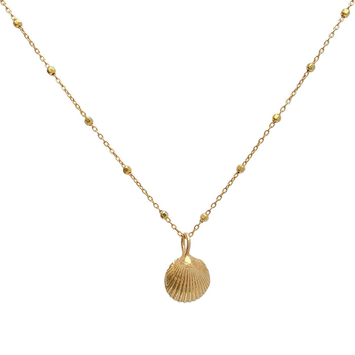 Gold shell necklace - Blooming Lotus Jewelry