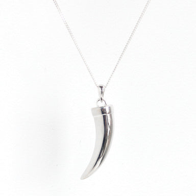 Silver Tusk Necklace | final sale