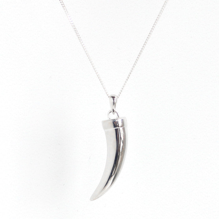 Silver Tusk Necklace | final sale
